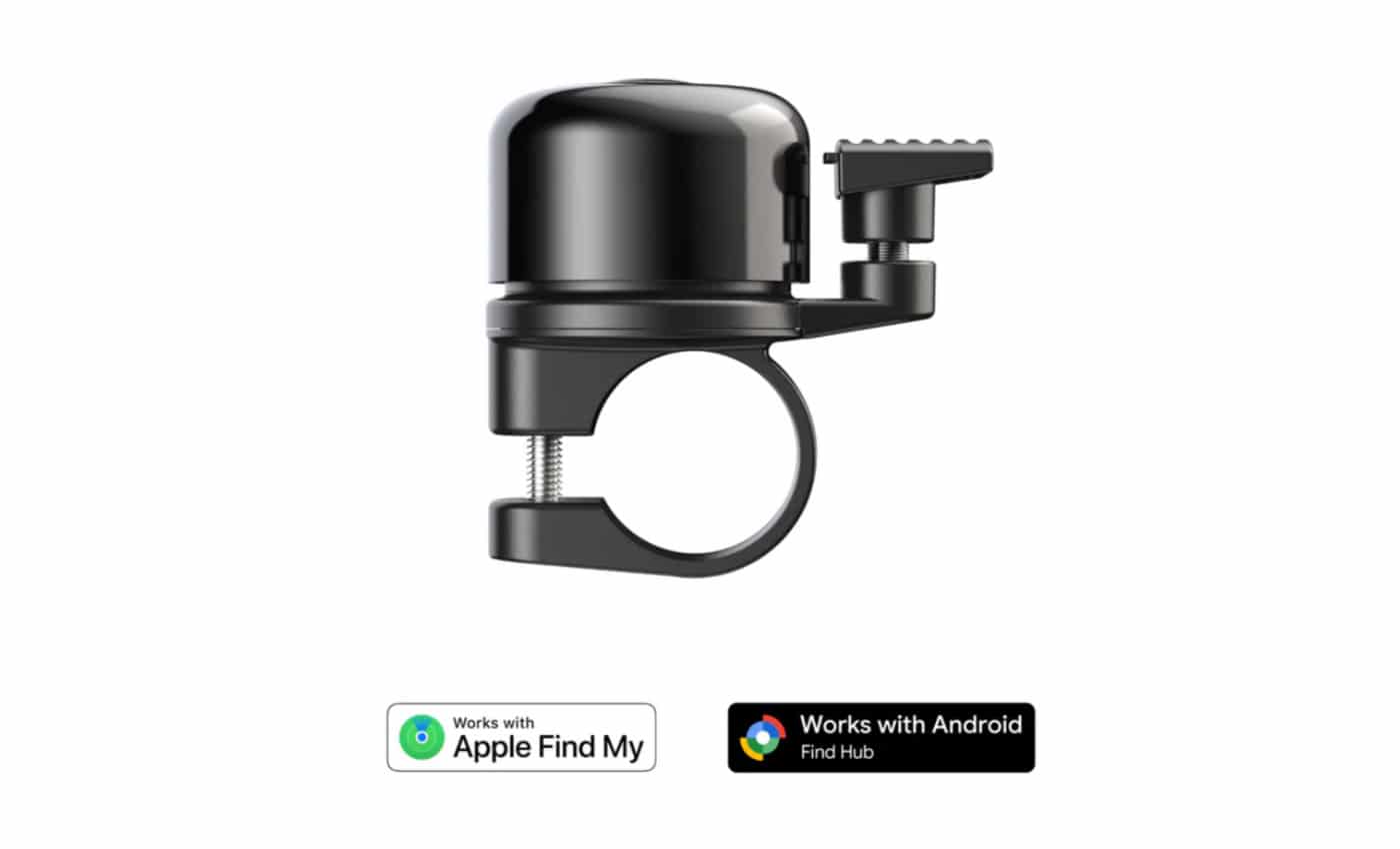 AirBell Pro Fahrradklingel mit integriertem Tracker für Android