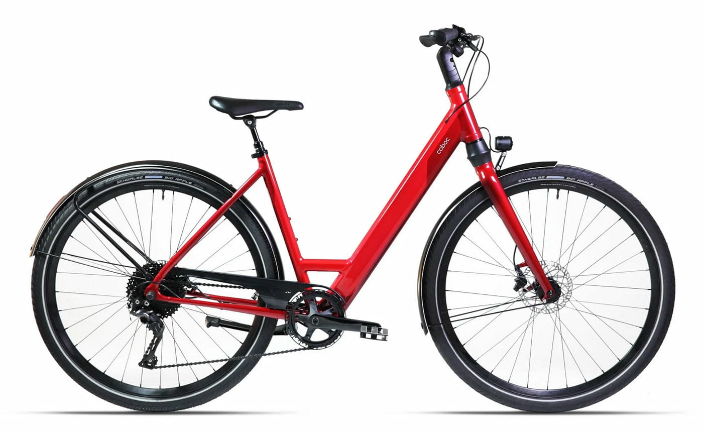 Coboc Kallio CMF Red - 380 Wh - 28 Zoll - Wave (2025)