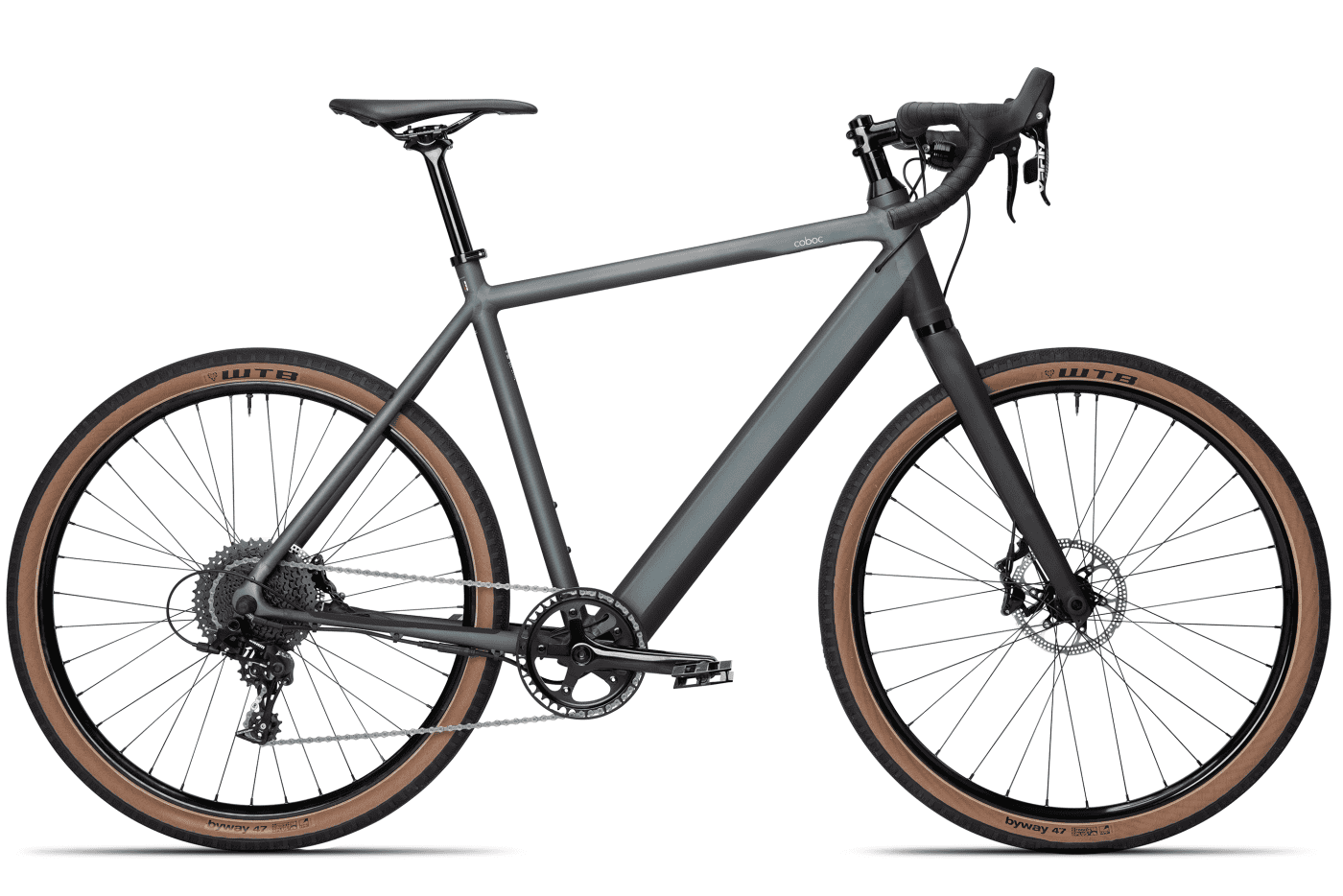Coboc Torino Giro Grey / Atlas Black - 360 Wh - 27.5 Zoll - Diamant (2024)