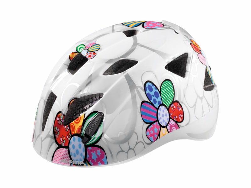 Alpina Ximo Flash Kinderhelm white flower (2018)