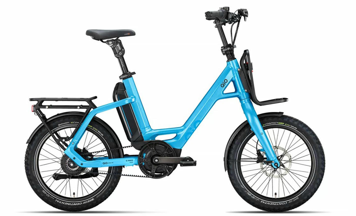 QiO EINS+ P-E Ice Blue - 545 Wh - 20 Zoll - Kompakt (2023)