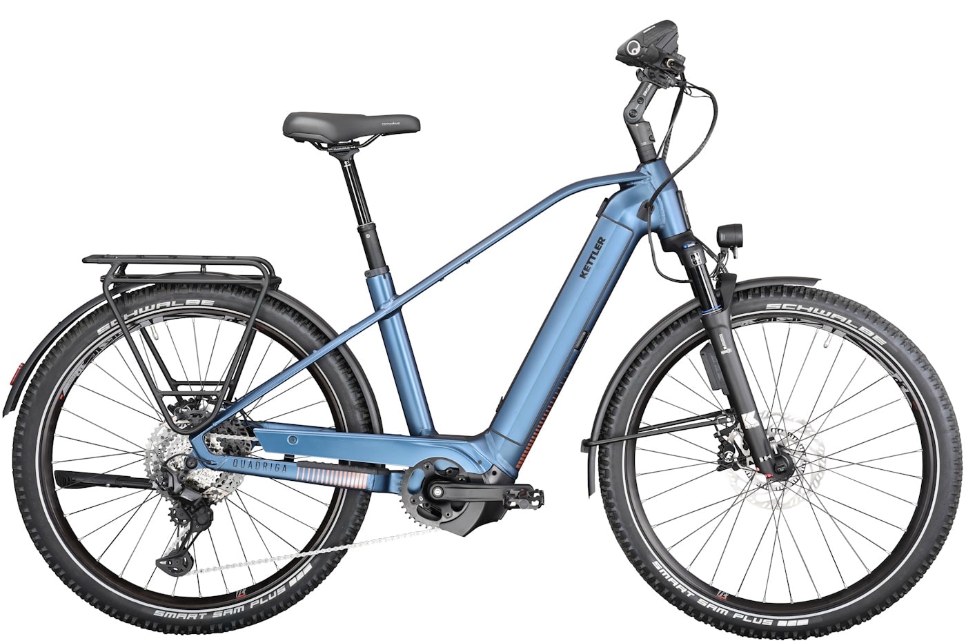 Kettler Quadriga Town & Country Pro ABS LTD modern petrol blue matt - 750 Wh - 27.5 Zoll - Diamant (2024)