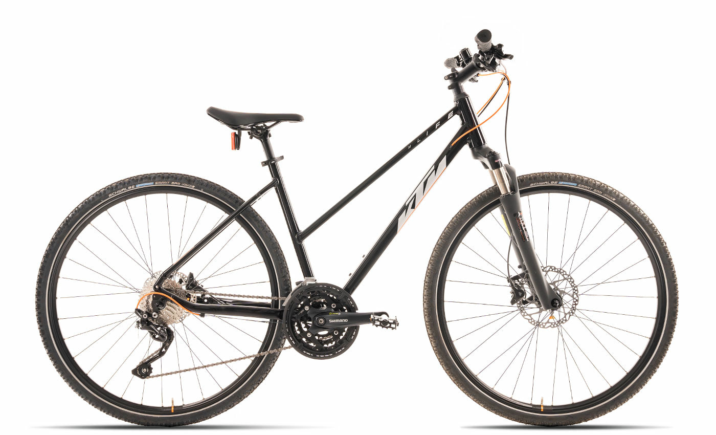 KTM X-Life Action Flaming Black - 28 Zoll - Trapez (2022)