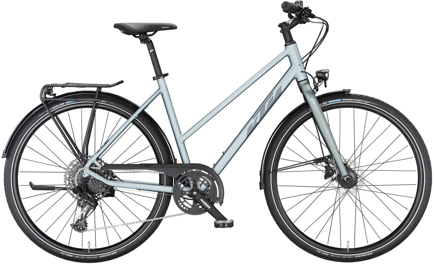 Ktm Life Lite azzuro silver matt (grey) 28" Trapez