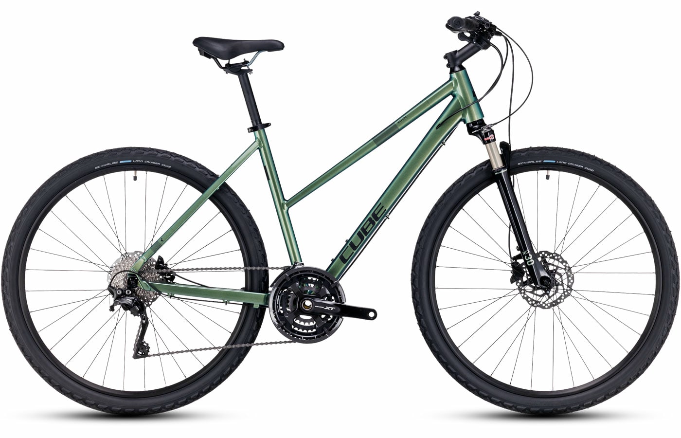 Cube Nature EXC verde´n´black - 28 Zoll - Trapez (2023)