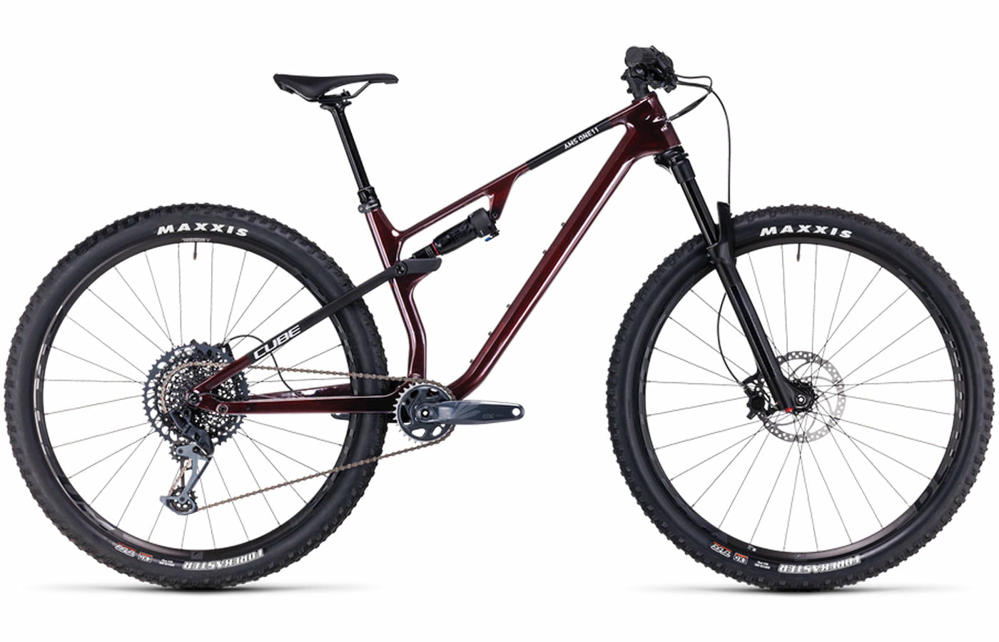 Cube AMS One11 C:68X Pro liquidred´n´carbon - 29 Zoll - Fully (2023)