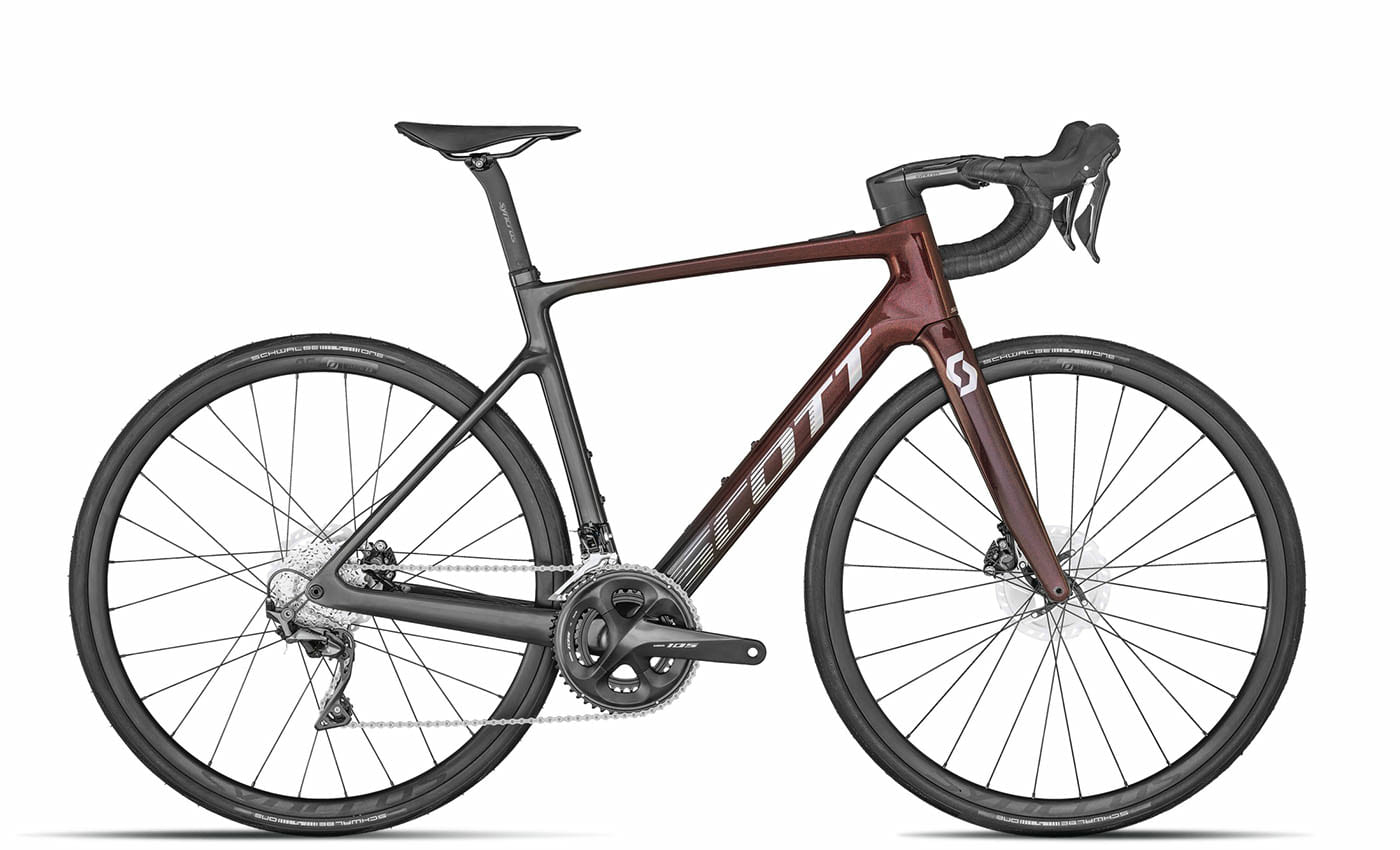 Scott Addict eRIDE 30 Team Red / Silver Reflective - 250 Wh - 28 Zoll - Diamant (2022)