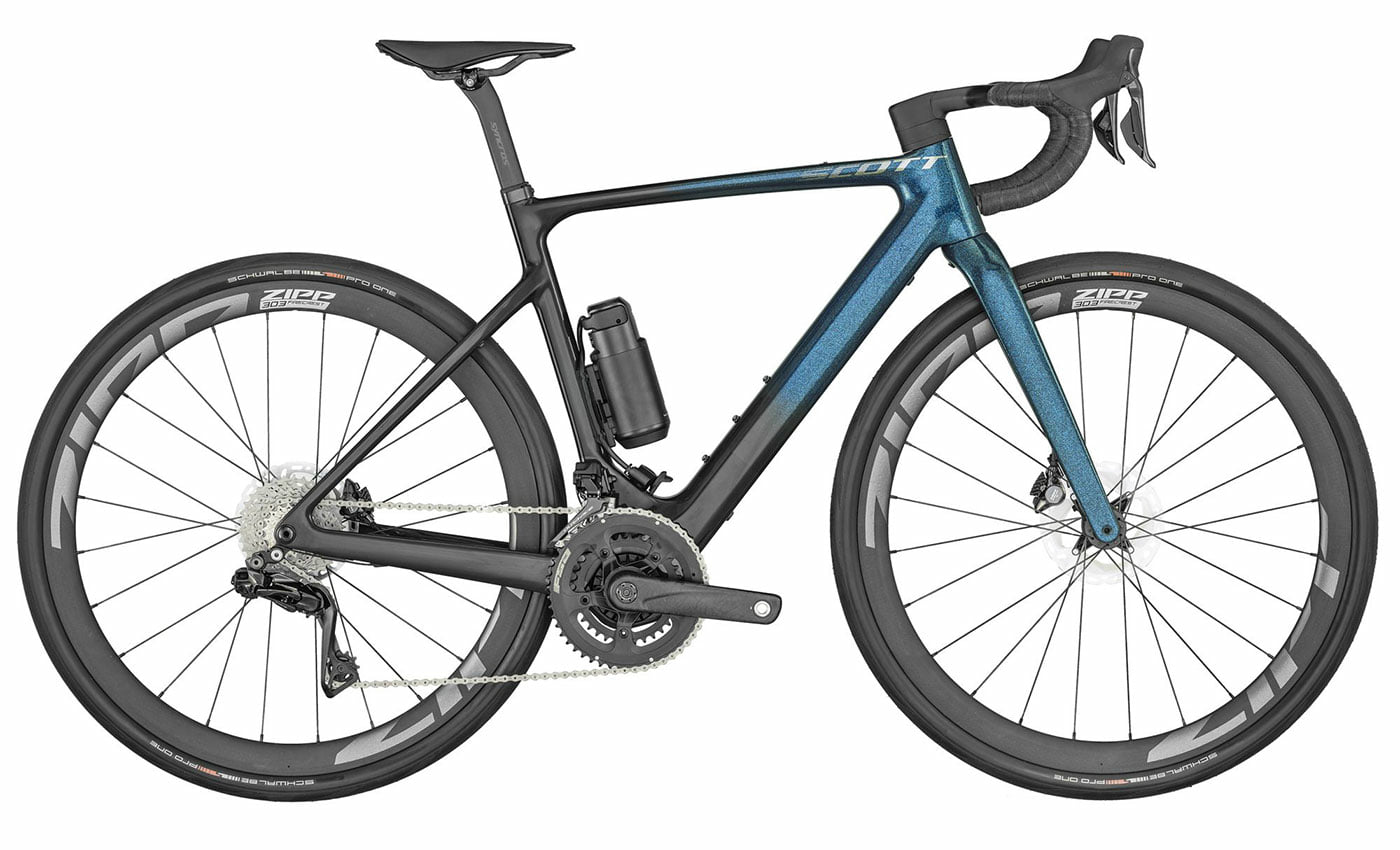 Scott Solace eRIDE 10 Candy Blue Flakes - 520 Wh - 28 Zoll - Diamant (2025)