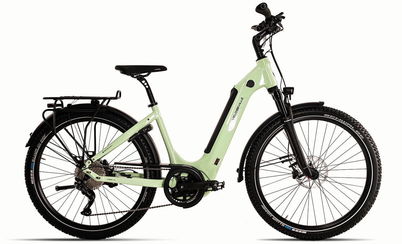 Velo de Ville SEB 990 Smart Smooth Faded Mint - 625 Wh - 27.5 Zoll - Wave (2023)