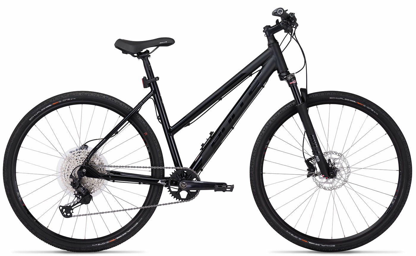 Bulls Cross Rider Black Matt - 28 Zoll - Trapez (2022)