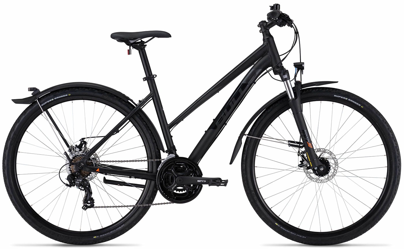 Bulls Wildcross Street Black Matt - 28 Zoll - Trapez (2022)