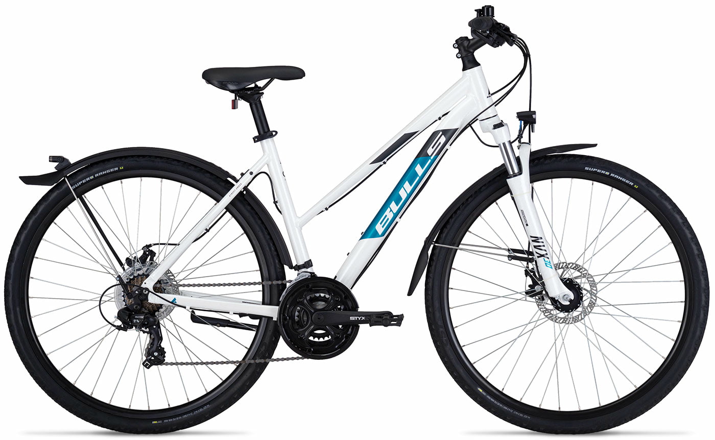 Bulls Wildcross Street metallic white - 28 Zoll - Trapez (2022)