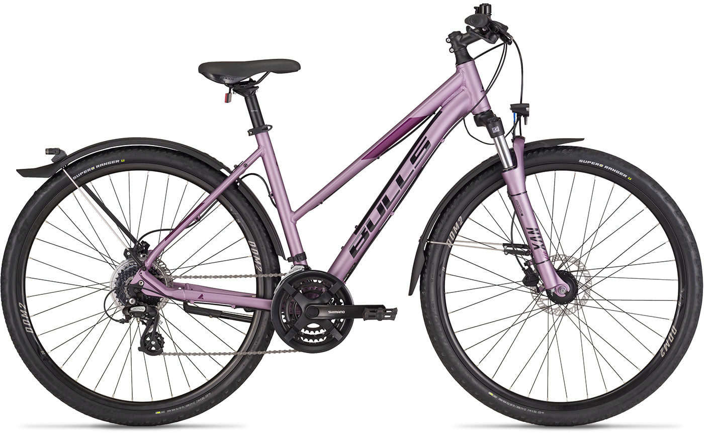 Bulls Cross Bike Street lavender fog matt - 28 Zoll - Trapez (2022)