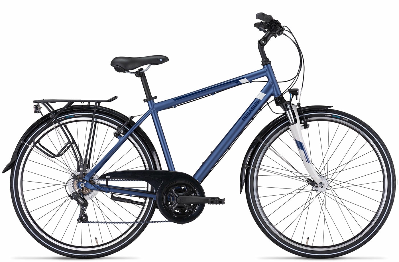 Pegasus Piazza 21 Steel Blue Matt - 28 Zoll - Diamant (2023)