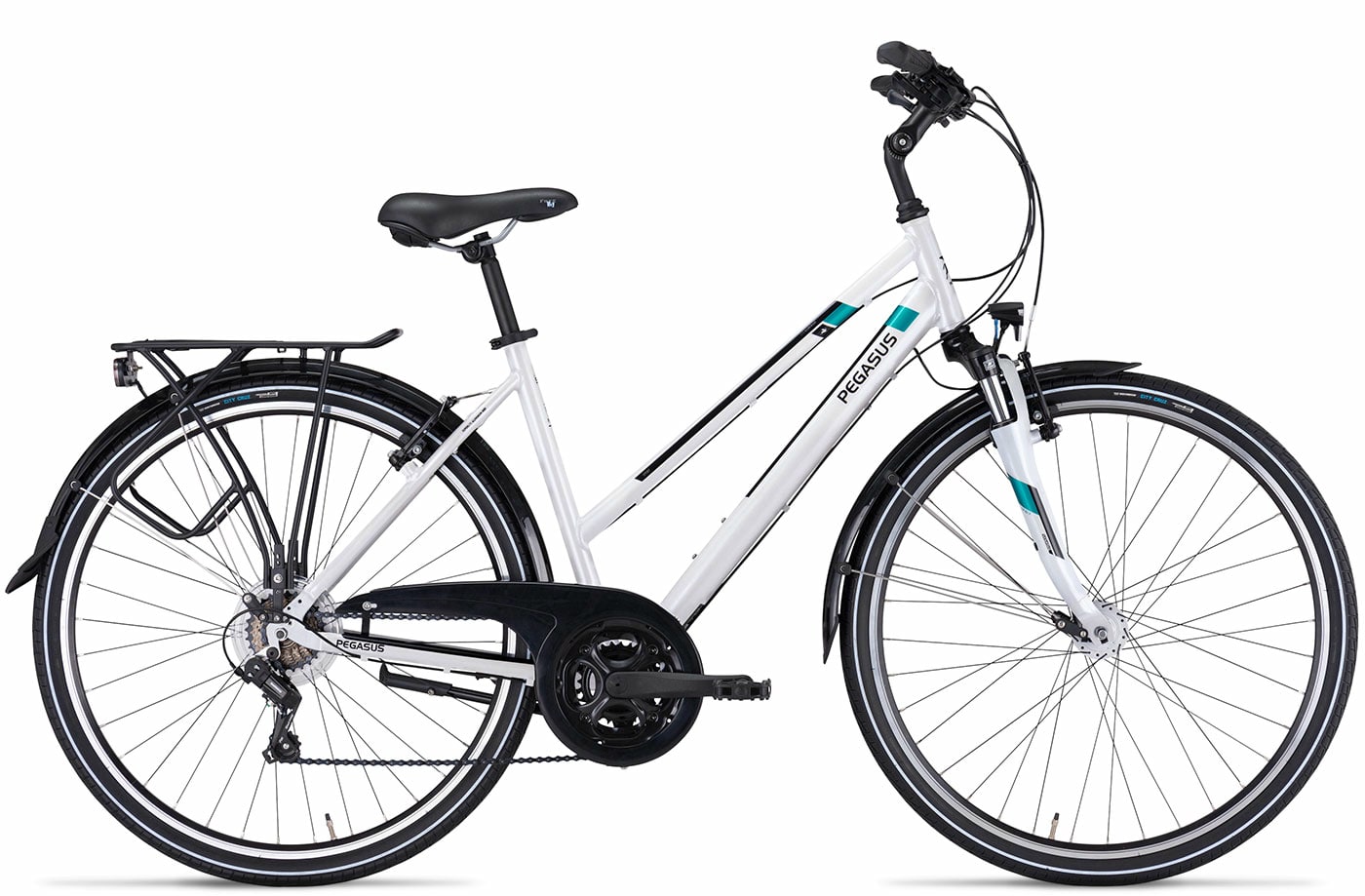 Pegasus Piazza 21 Weiß - 28 Zoll - Trapez (2026)