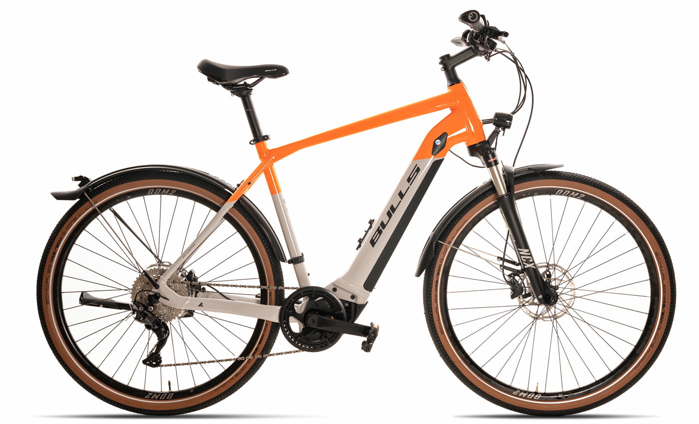 Bulls Cross Rider EVO 1 Light Grey/Orange - 625 Wh - 29 Zoll - Diamant (2022)