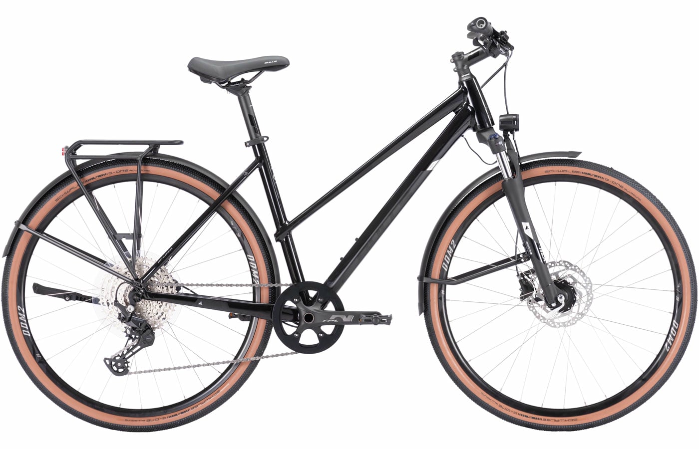 Bulls Cross Rider Street Black - 28 Zoll - Trapez (2023)