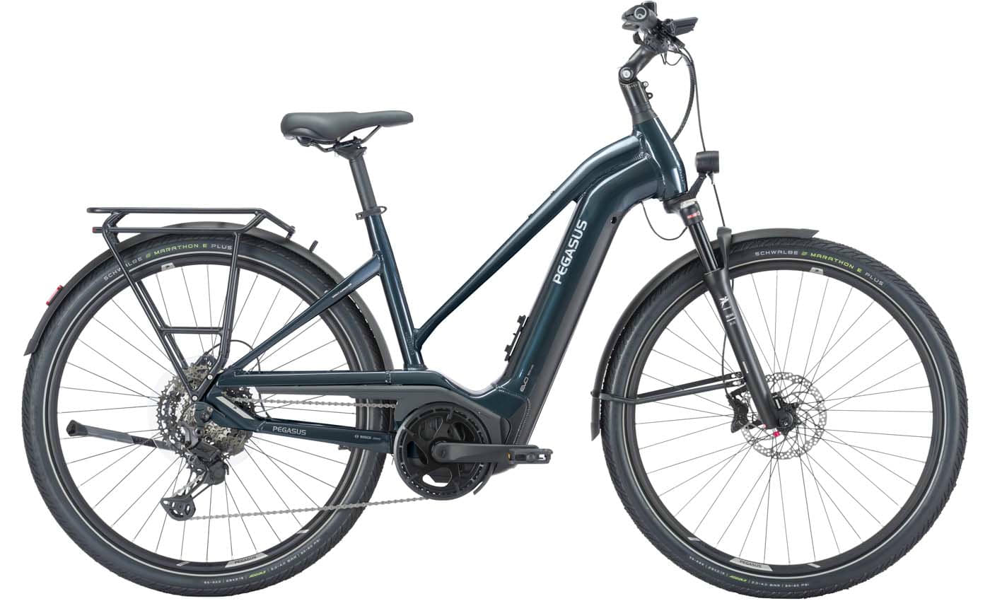 Pegasus Premio Evo 11 Lite Sapphire Black - 750 Wh - 28 Zoll - Trapez (2023)