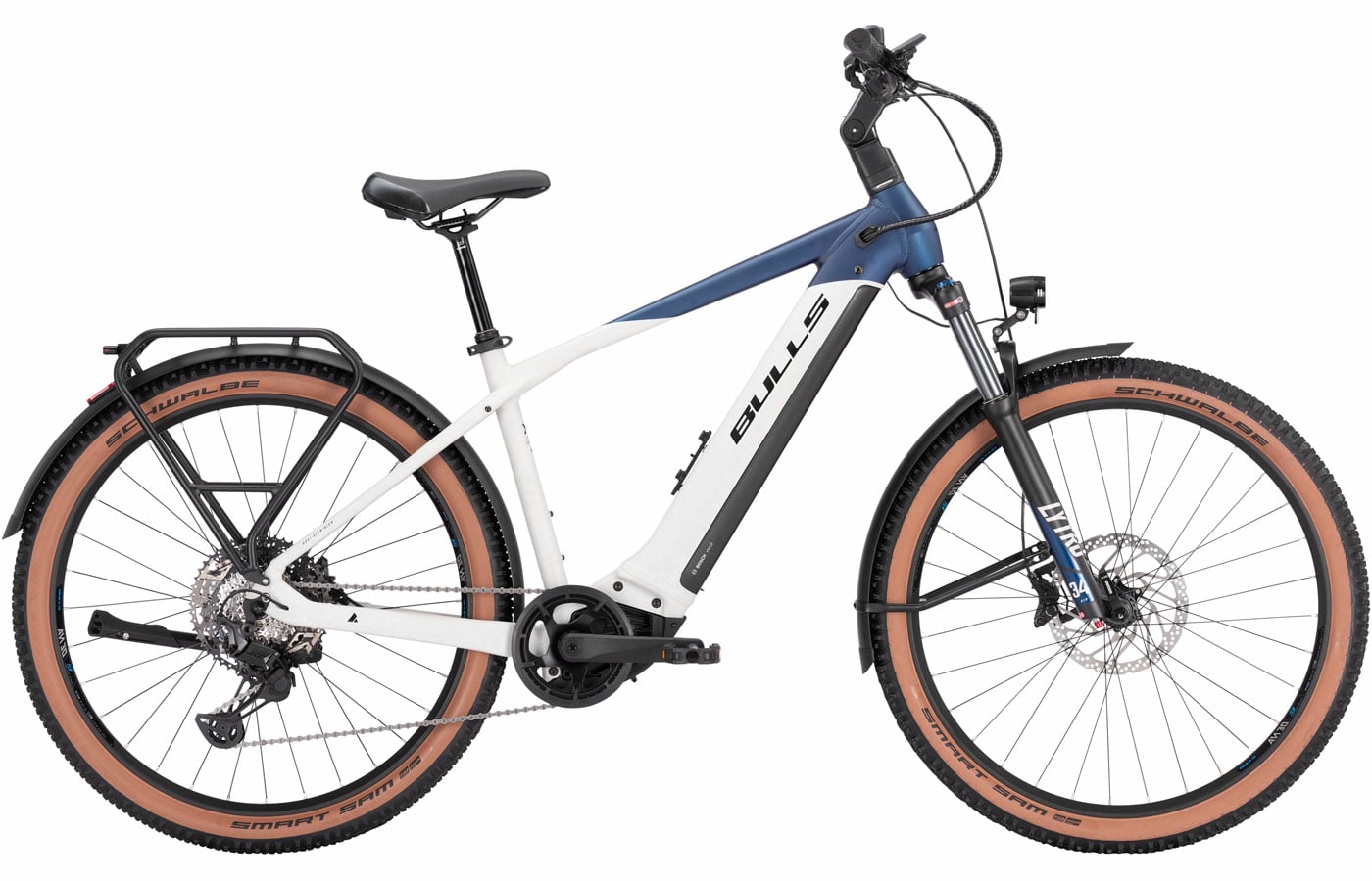 Bulls Iconic EVO 3 Indigo Blue Matt / Light Grey Matt - 750 Wh - 27.5 Zoll - Diamant (2023)