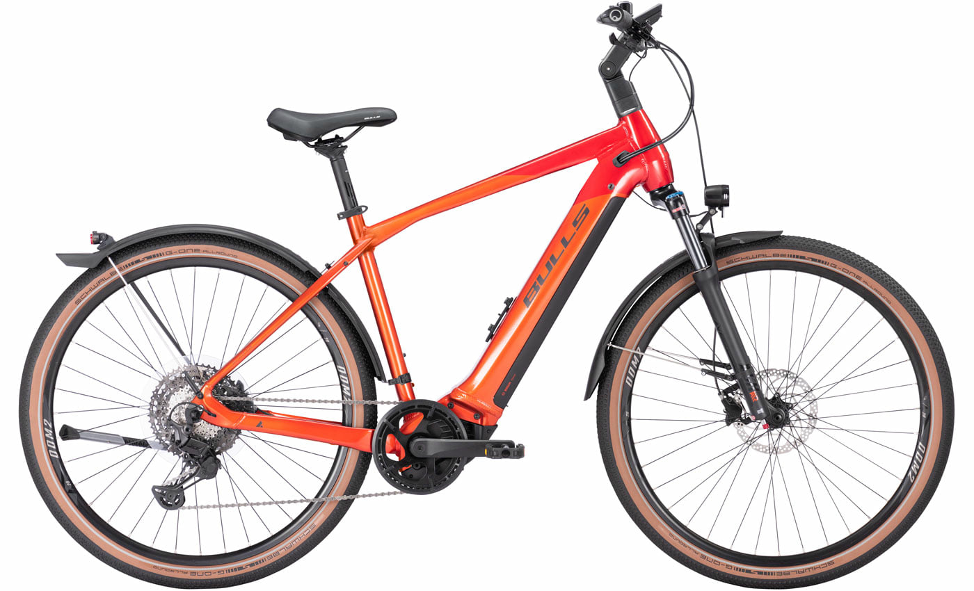 Bulls Cross Rider EVO 2 metallic orange / chrome red - 750 Wh - 29 Zoll - Diamant (2023)