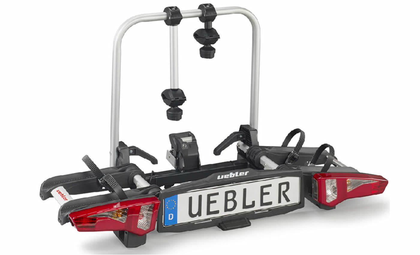Uebler Kupplungsträger i21 – DC  60° Abklappwinkel - 2 Fahrräder