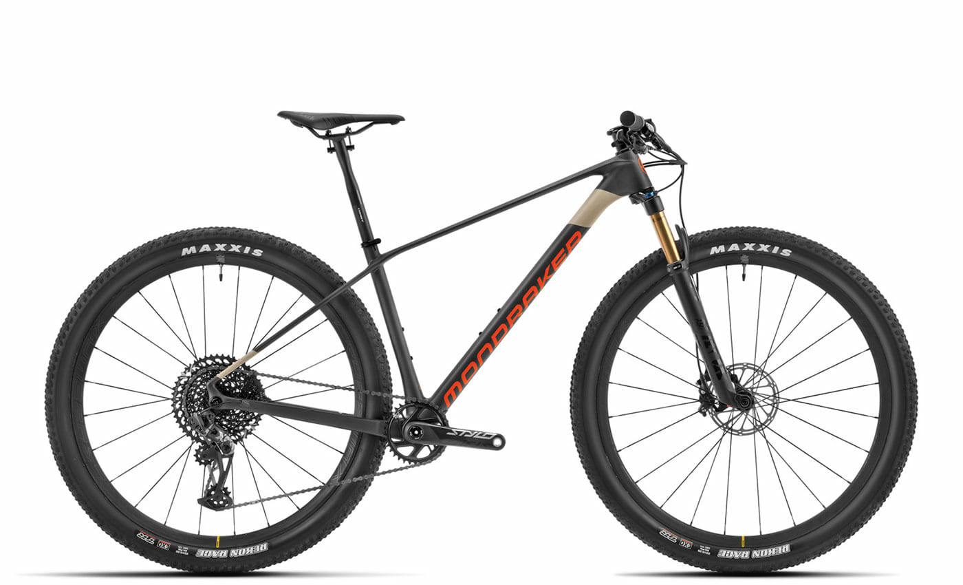 Mondraker Podium R Translucent Silver Carbon-Desert Grey-Orange - 29 Zoll - Diamant (2023)