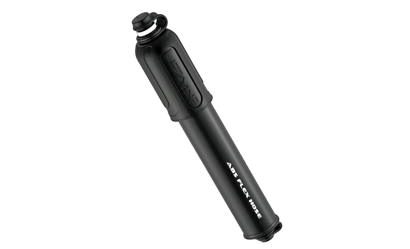 Lezyne Hv Drive-s 90 Psi Abs Flex Hose Presta / Shrader 166 Mm Long Mini-pumpe