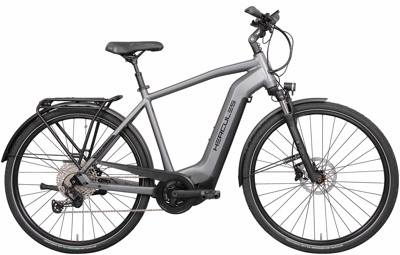 Hercules Intero Pro I-12 Anthrazit Matt - 630 Wh - 28 Zoll - Diamant (2023)