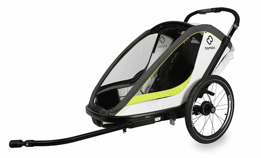 Hamax Breeze ONE - Kinderanhänger - white green