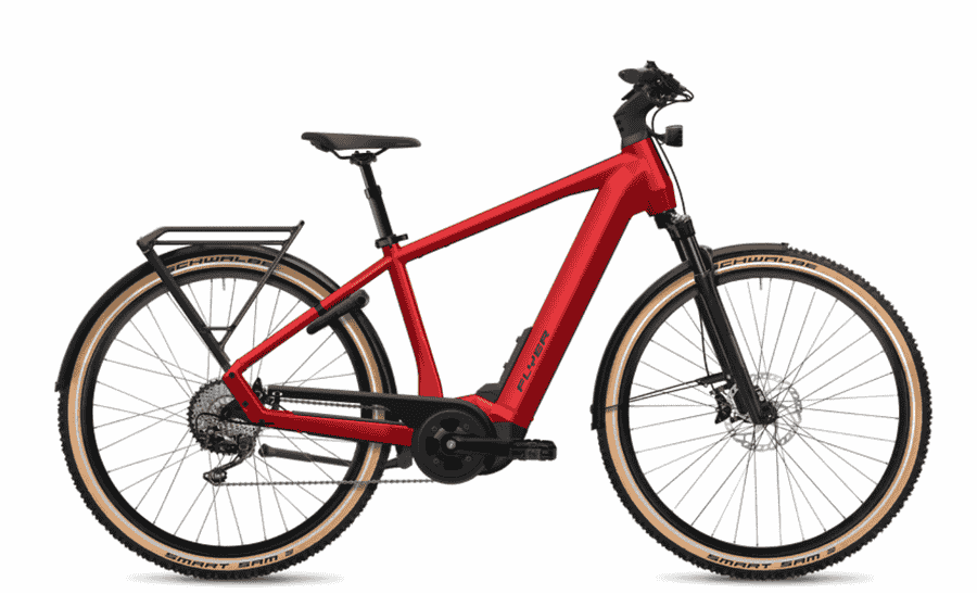 FLYER Upstreet 7.12 XC - 28 Zoll 750Wh 10K Diamant - Mercury Red Gloss
