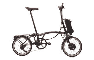 Brompton C-Line Electric Urban 4-speed - Typ H- 16 Zoll 300Wh 4K Faltrad - Amethyst Lacquer
