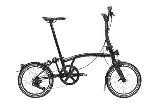 Brompton P Line - Typ M - 16 Zoll 4K Faltrad - Matt Black