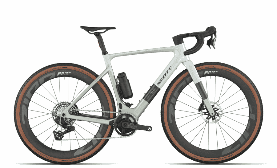 Scott Solace Gravel 10 - 28 Zoll 520Wh 13K-AXS Diamant - pale green beluga grey