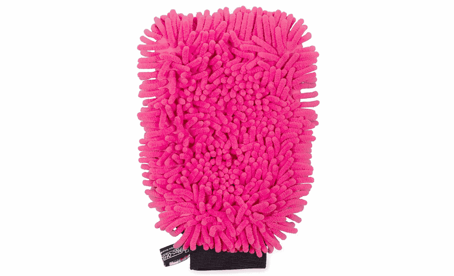 Muc-Off Wash Mitt 2-in-1-Mikrofaser-Waschhandschuh - rosa