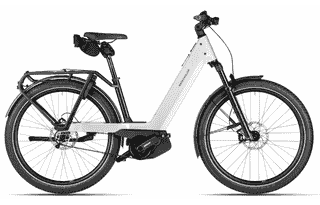 Riese & Müller Nevo5 pinion - 27,5 Zoll 800Wh Pinion E1.12 Wave - pure white