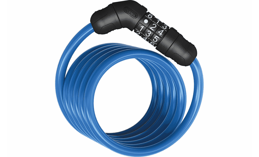 Abus Spiralkabelschloss Zahlencode Star 4508C/150 - blue