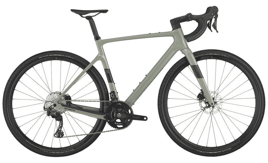 Scott Addict Gravel 50 - 28 Zoll 24K Diamant - undergrowth green