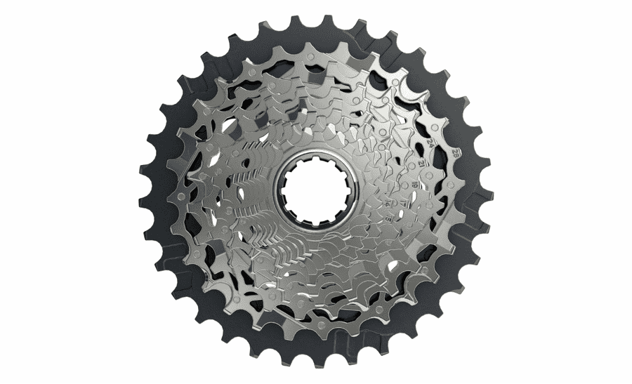 SRAM XG-1270 D1 - Kassette 10-33 12-fach XDR - Schwarz Silber