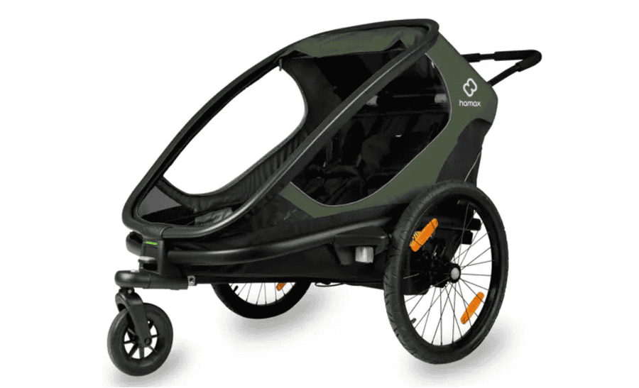 Hamax Outback 2 Sitzer - Kinderanhänger - green black
