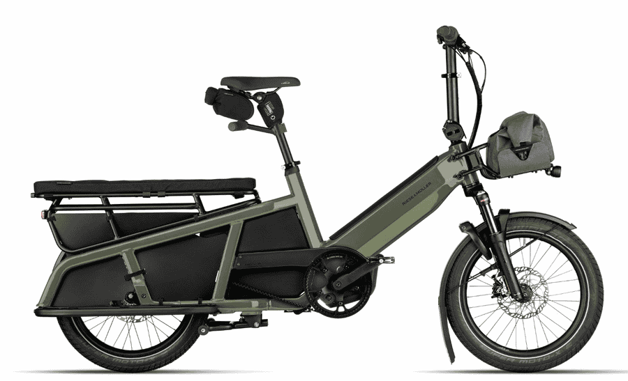 Riese & Müller Multitinker2 touring - 20 Zoll 625Wh 10K Lastenrad - olive/black matt