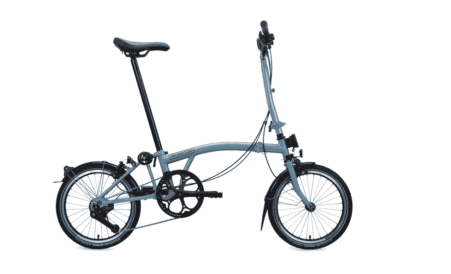 Brompton C Line - High 16 Zoll 4K Faltrad - Cloud Metallic