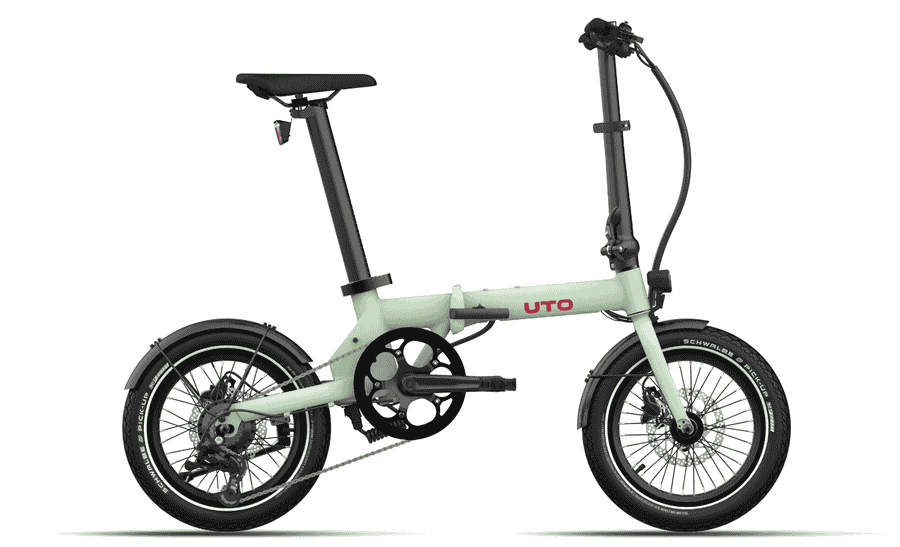 UTO OG16 - 16 Zoll 231Wh 4K Faltrad - salbeigrün