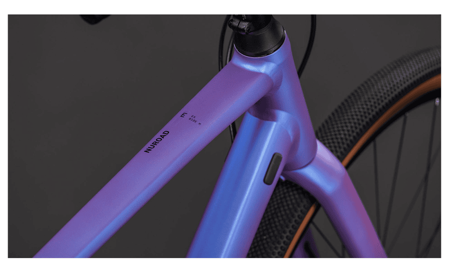 Cube Nuroad EX  Gravel Bike in blueirisnlilac mit Shimano GRX 12-fach