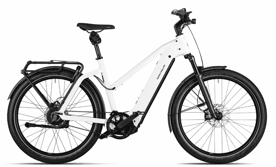 Riese und Müller Charger4 Mixte GT vario ABS - 27,5 Zoll 750Wh Enviolo Trapez - ceramic white