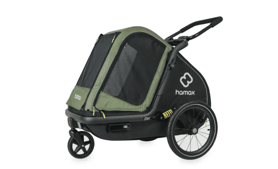 Hamax Pluto M - Hundeanhänger - green/ black