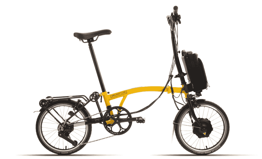 Brompton C-Line Electric Explore - Typ H - 16 Zoll 300Wh 12K Faltrad - Bumblebee Yellow