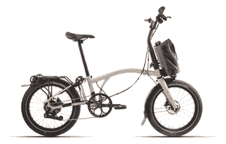 Brompton G Line Electric City+ - 20 Zoll 345Wh 4K Faltrad - Traildust White