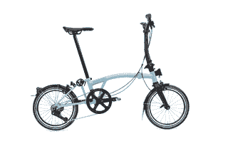 Brompton P Line - Typ M - 16 Zoll 4K Faltrad - Cloud Metallic