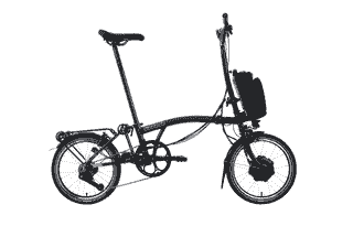 Brompton C-Line Electric - 12 Speed - Typ H - 16 Zoll 300Wh 12K Faltrad - Amethyst Lacquer