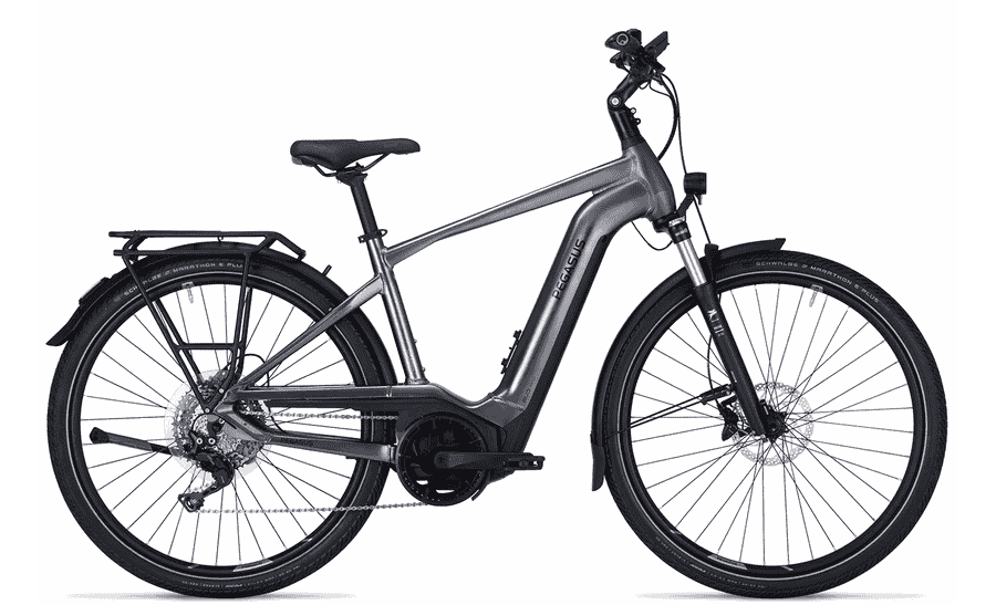 PEGASUS Premio Evo 10 ABS - 28 Zoll 750Wh 10K Diamant - black chrome matt/black matt